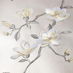 Обои Magnolia Canopy Colourway SC-288 on Natural Mica metallic silk варинант исполнения - 1 | Loft Concept в Самаре