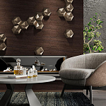 Гипсовая 3D панель с принтографией PM-41 варинант исполнения - 1 | Loft Concept в Самаре