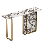 Консоль с прямоугольной мраморной столешницей Vivian Console варинант исполнения - 1 | Loft Concept в Самаре