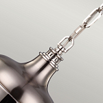 Подвесной светильник со стальным плафоном и белым матовым стеклянным шаром Feiss варинант исполнения - 4 | Loft Concept в Самаре