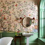 Обои ручная роспись Houghton Edo Blush варинант исполнения - 1 | Loft Concept в Самаре