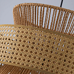 Подвесной светильник с абажуром из натуральных материалов Light Inside the Cell варинант исполнения - 7 | Loft Concept в Самаре