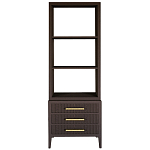 Этажерка Primo с ящиками шпон Темный орех варинант исполнения - 1 | Loft Concept в Самаре