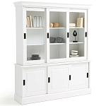 Витрина из массива сосны Cobbett White Wood Showcase варинант исполнения - 1 | Loft Concept в Самаре