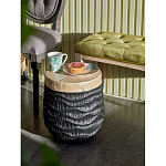 Приставной столик с фактурой под натуральное дерево Immortality варинант исполнения - 4 | Loft Concept в Самаре