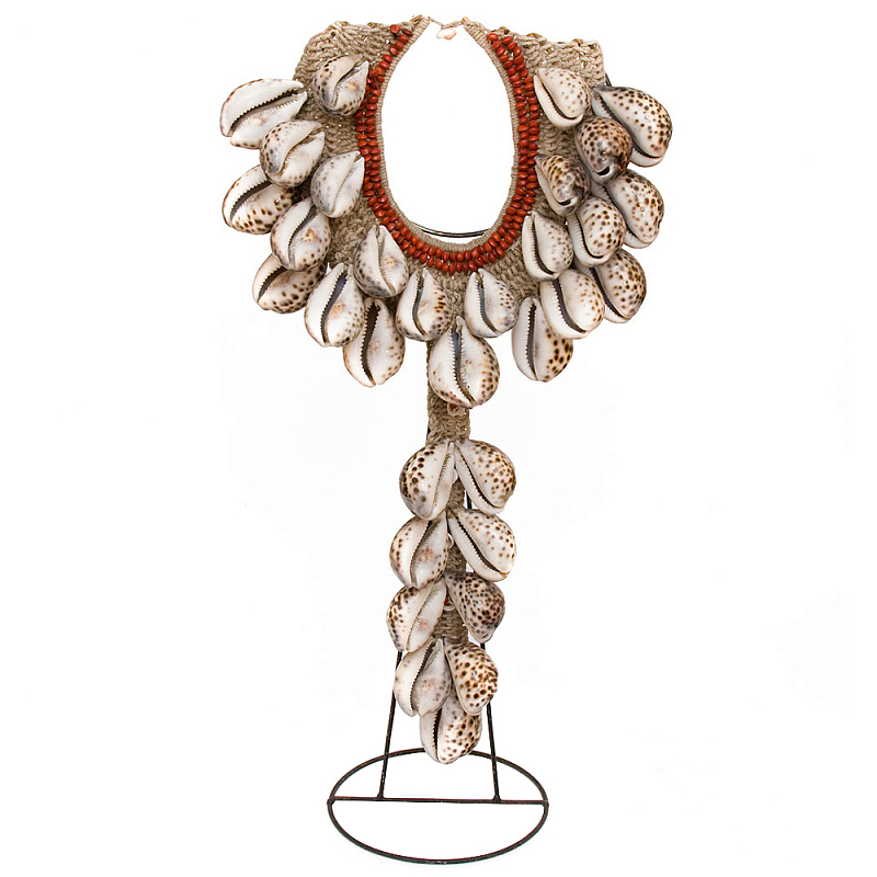 Этническое ожерелье из ракушек Aboriginal Necklace Mottled Shells Коричневый Белый Красный Этническое ожерелье из ракушек Aboriginal Necklace Mottled Shells Коричневый Белый Красный в Самаре | Loft Concept