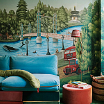 Обои ручная роспись Little London Jubilee Colourway варинант исполнения - 3 | Loft Concept в Самаре