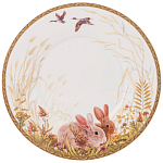 Чайная пара из фарфора с изображением собаки и зайцев 300 мл Hunting Porcelain Collection 2 варинант исполнения - 3 | Loft Concept в Самаре