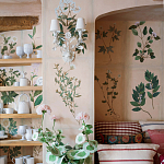 Обои ручная роспись Botanical Studies Cutter colourway варинант исполнения - 3 | Loft Concept в Самаре