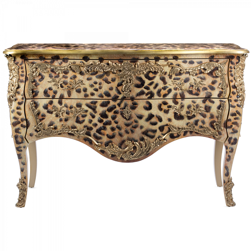 Комод стиль рококо Ref 573 Commode L. XV Leopard  в Самаре | Loft Concept 