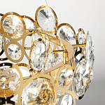 Люстра подвесная из золотых колец 57 см Golden Circles варинант исполнения - 8 | Loft Concept в Самаре