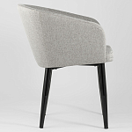 Мягкое кресло на металлических ножках Shaggy Grey варинант исполнения - 2 | Loft Concept в Самаре