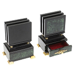 Настольный письменный набор из нефрита в подарочной коробке Victorious варинант исполнения - 11 | Loft Concept в Самаре