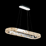 Люстра овальная с мозаичным хрустальным оформлением Sparks of Crystal варинант исполнения - 4 | Loft Concept в Самаре