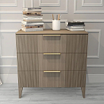 Комод коричневого цвета с 3-мя ящиками Harper Line варинант исполнения - 1 | Loft Concept в Самаре