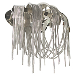 Бра с металиическими цепочками и дугообразными элементами Atlantis Chain варинант исполнения - 5 | Loft Concept в Самаре