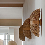 Бра плетеное из ротанга Chainmail варинант исполнения - 1 | Loft Concept в Самаре