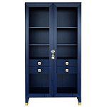 Дизайнерский шкаф витрина Elsa Dreams Blue с 4-мя ящиками варинант исполнения - 9 | Loft Concept в Самаре