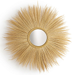 Зеркало с бахромой из растительных волокон WICKER MIRROR 120 варинант исполнения - 1 | Loft Concept в Самаре