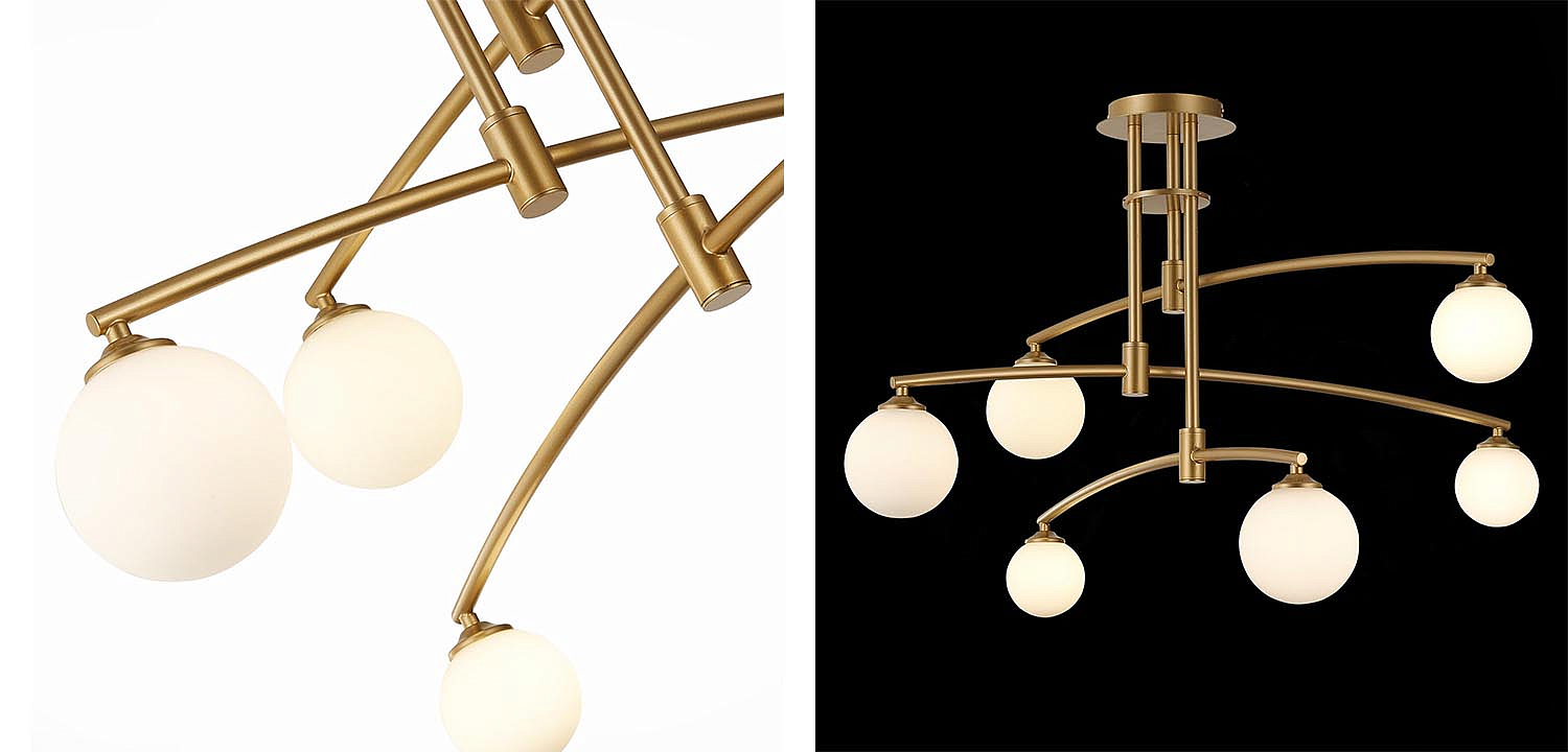 Люстра Glendon Chandelier 6 Balls Люстра Glendon Chandelier 6 Balls - Loft-Concept в Самаре