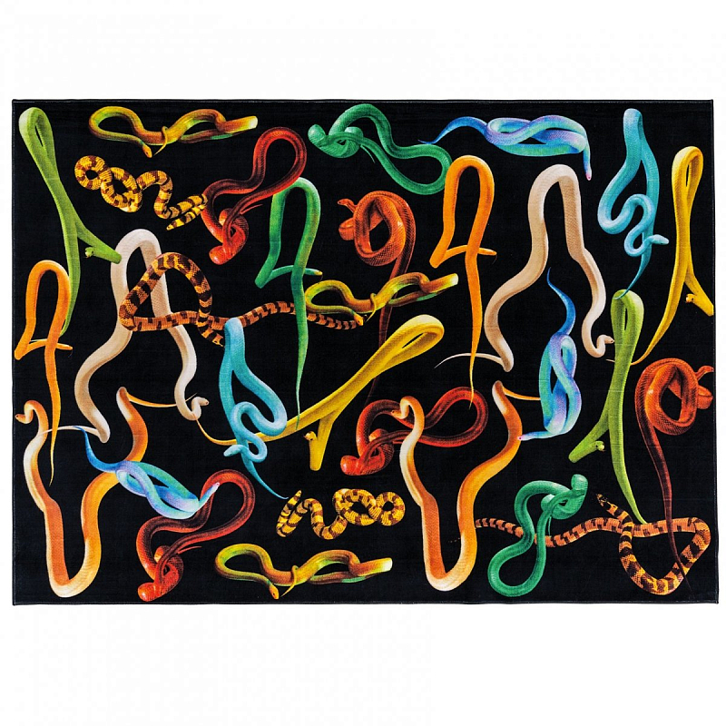 Ковер Seletti Rectangular Rug Snakes Мульти в Самаре | Loft Concept 