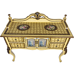 Комод деревянный Illustration of flowers варинант исполнения - 2 | Loft Concept в Самаре