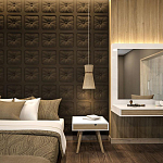 Гипсовая 3D Панель M-106 варинант исполнения - 1 | Loft Concept в Самаре