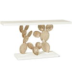 Консоль прямоугольная белая с основанием в виде кактуса Cactus варинант исполнения - 1 | Loft Concept в Самаре