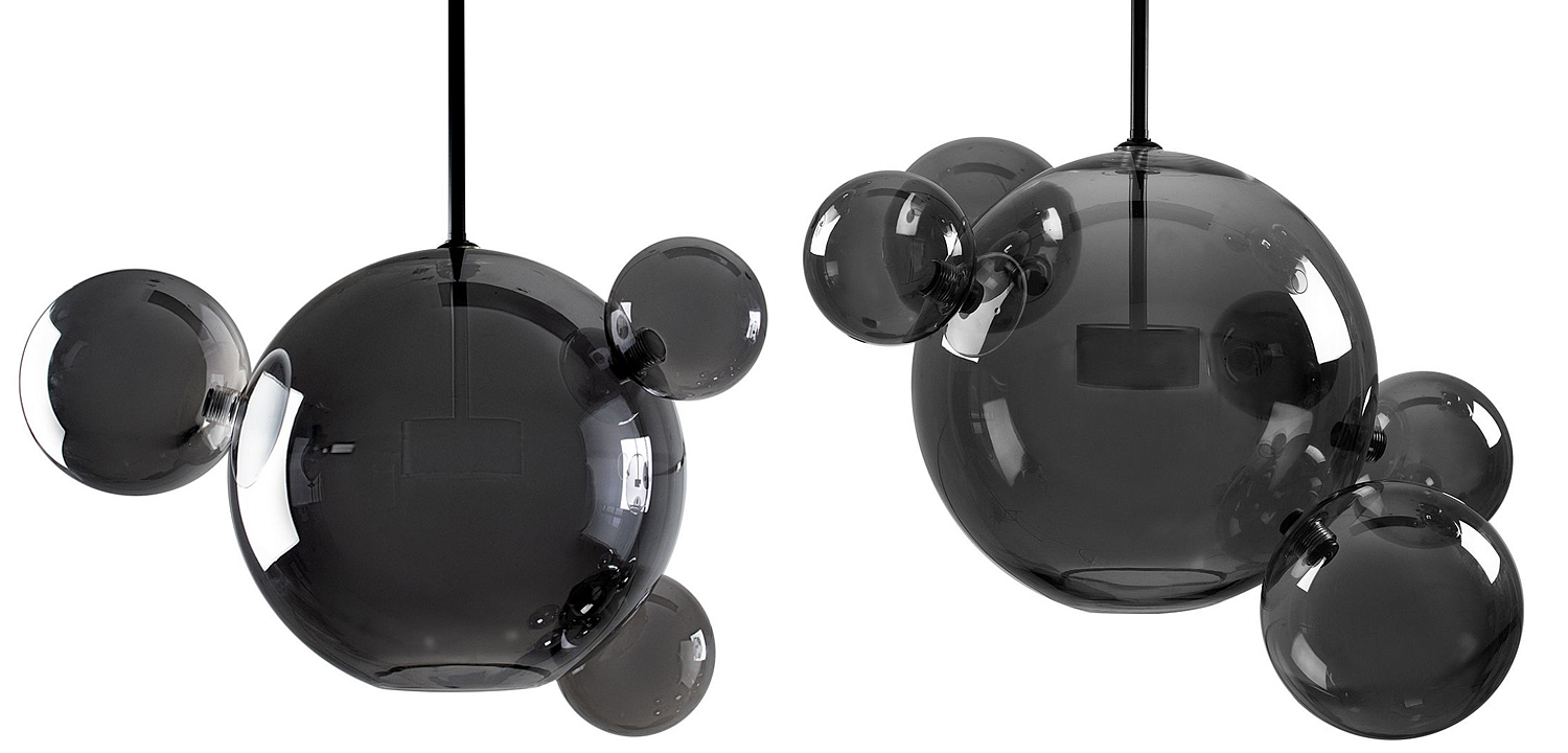 Люстра Bolle Circular Chandelier 14 BUBBLE Giopato & Coombes smoky Люстра Bolle Circular Chandelier 14 BUBBLE Giopato & Coombes smoky - Loft-Concept в Самаре