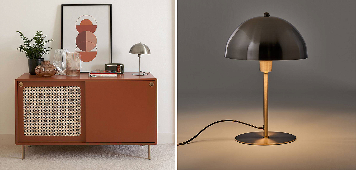 Настольная лампа Umbel Table Lamp Gray Настольная лампа Umbel Table Lamp Gray - Loft-Concept в Самаре
