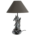 Настольная лампа с абажуром Дракон Silver Dragon варинант исполнения - 4 | Loft Concept в Самаре