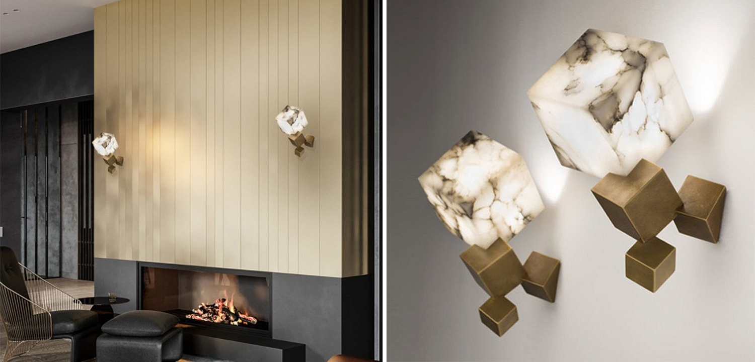 Бра Marble Cube Wall lamp Бра Marble Cube Wall lamp - Loft-Concept в Самаре