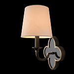 Бра с белым текстильным абажуром и фигурным основанием с зеркальной вставкой Vitorino варинант исполнения - 15 | Loft Concept в Самаре