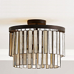 Потолочный светильник с подвесами из перламутра Unique Shine Effect варинант исполнения - 2 | Loft Concept в Самаре