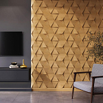 Гипсовая 3D панель с принтографией PM-49 варинант исполнения - 1 | Loft Concept в Самаре