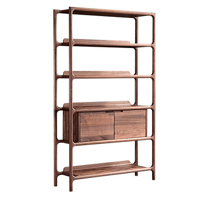 Стеллаж в гостиную для книг Moon Walnut Furniture Орех Стеллаж в гостиную для книг Moon Walnut Furniture Орех в Самаре | Loft Concept