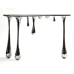 Дизайнерская Консоль Melting Silver Console Zhipeng Tan варинант исполнения - 1 | Loft Concept в Самаре