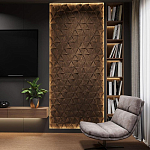 Гипсовая 3D панель с принтографией PM-50 варинант исполнения - 4 | Loft Concept в Самаре