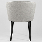 Мягкое кресло на металлических ножках Shaggy Grey варинант исполнения - 4 | Loft Concept в Самаре