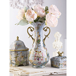 Ваза фарфоровая с попугаями Gaya варинант исполнения - 9 | Loft Concept в Самаре