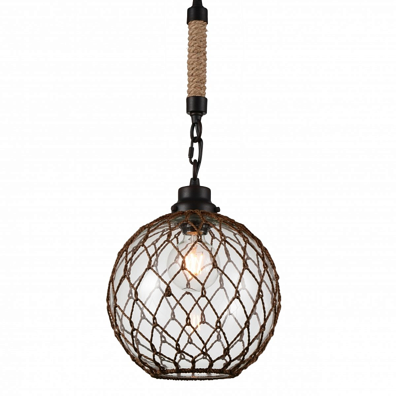 Подвесной светильник ball fishnet pendant lamp Черный в Самаре | Loft Concept 