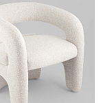 Кресло дизайнерское для лаунж зоны жемчужного цвета Pearl Lounge варинант исполнения - 4 | Loft Concept в Самаре