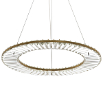 Кольцевая люстра с хрустальным декором Maude Crystal Chandelier варинант исполнения - 1 | Loft Concept в Самаре