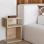 Дизайнерский журнальный стол фигурный с полками Gulip варинант исполнения - 2 | Loft Concept в Самаре