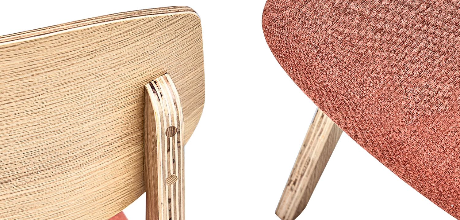 Стул Ailde Stool coral Стул Ailde Stool coral - Loft-Concept в Самаре
