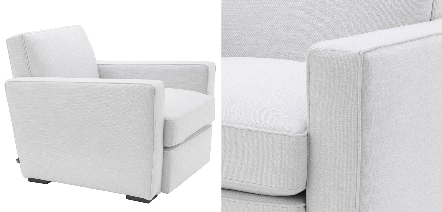 Кресло Eichholtz Chair Edmond white Кресло Eichholtz Chair Edmond white - Loft-Concept в Самаре