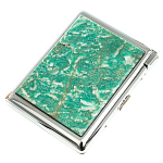 Портсигар с газовой зажигалкой из натурального камня Амазонит Stone Cigarettes Cases варинант исполнения - 6 | Loft Concept в Самаре