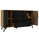 Комод с 3-мя ящиками и дверцей Stone Effect варинант исполнения - 4 | Loft Concept в Самаре