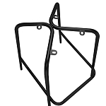 Барный стул со спинкой и подлокотниками на 4-х металлических ножках Douglas Rhombus Серый Велюр варинант исполнения - 6 | Loft Concept в Самаре