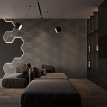 Гипсовая 3D Панель M-52 варинант исполнения - 1 | Loft Concept в Самаре